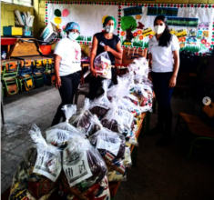 Leaders in Talanga supporting their community.