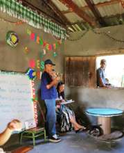 Community Leader Presents Project