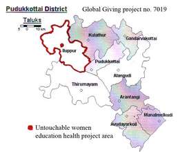 Map of area served by this WESWA project in 2011
