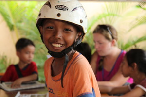 Kosal in Siem Reap after school.