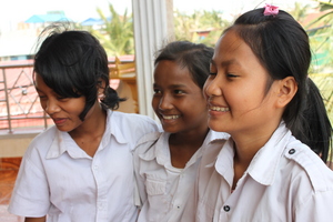 Tony, Channa, and Srey in Phnom Penh