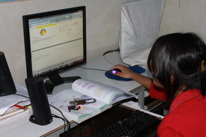 Sokha Studying in Phnom Penh