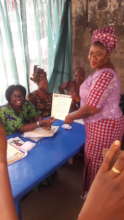 Certification of the Disenfrachised women at WIDC