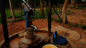 Manual School Borehole funded by UKAID