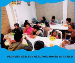Provide 1 healthy meal for 1 month to a child