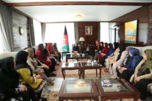 First Lady Ghani of Afghanistan and PTB Graduates