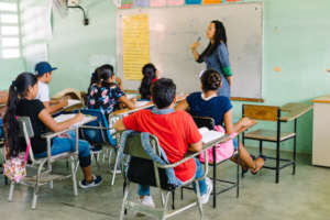 Sandra, new English teacher during our summer camp