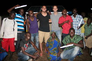 Mark and Ben getting support from the CWS team in