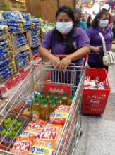 Our staff on the now-weekly shopping trips
