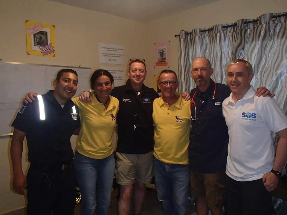 Medical team on a previous visit