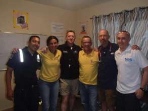 Medical team on a previous visit