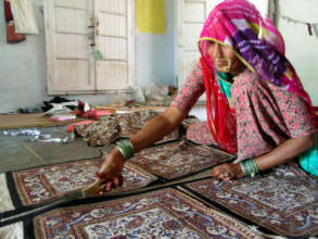 Cutting Block Print Fabric