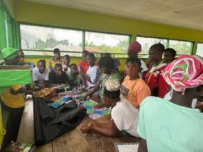 Practicing Arts during day camp