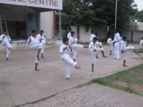 All children are taught Taekwondo to stay fit
