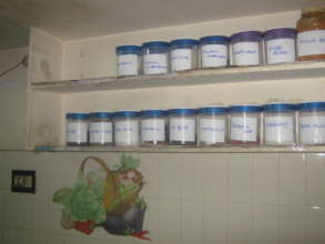Clean kitchen at the orphanage