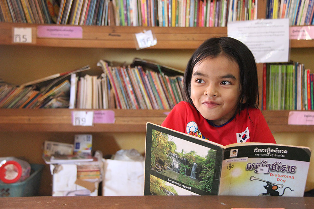 Promote reading culture to 200 Cambodian children