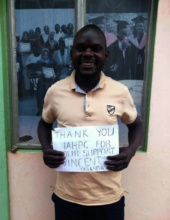 Vincent from Uganda