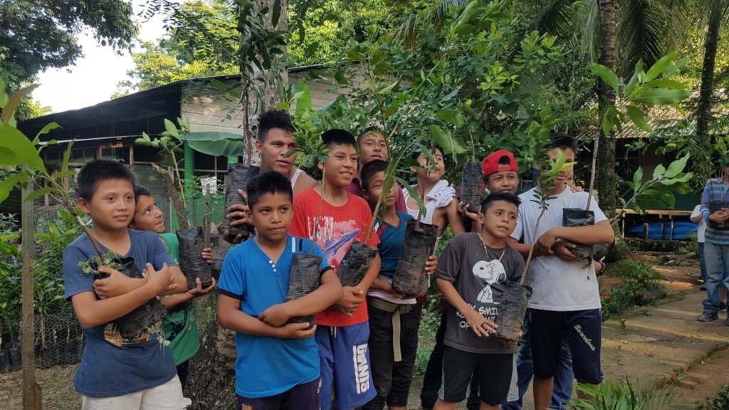 Planting fruit trees for Guatemalan families