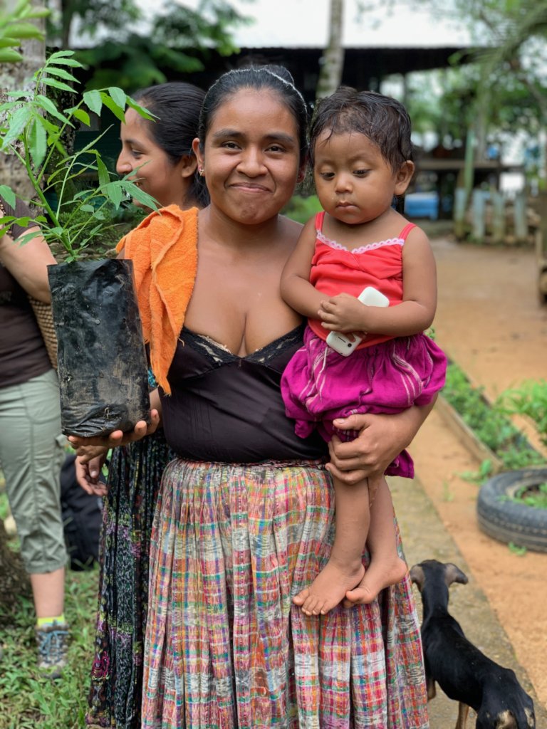 Planting fruit trees for Guatemalan families
