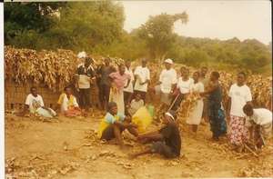 Women involved in Brick making