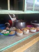 Meal of Ugali and Cabbage