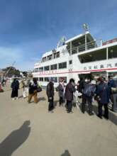 Beneficiaries enjoying a tour to Matsushima!