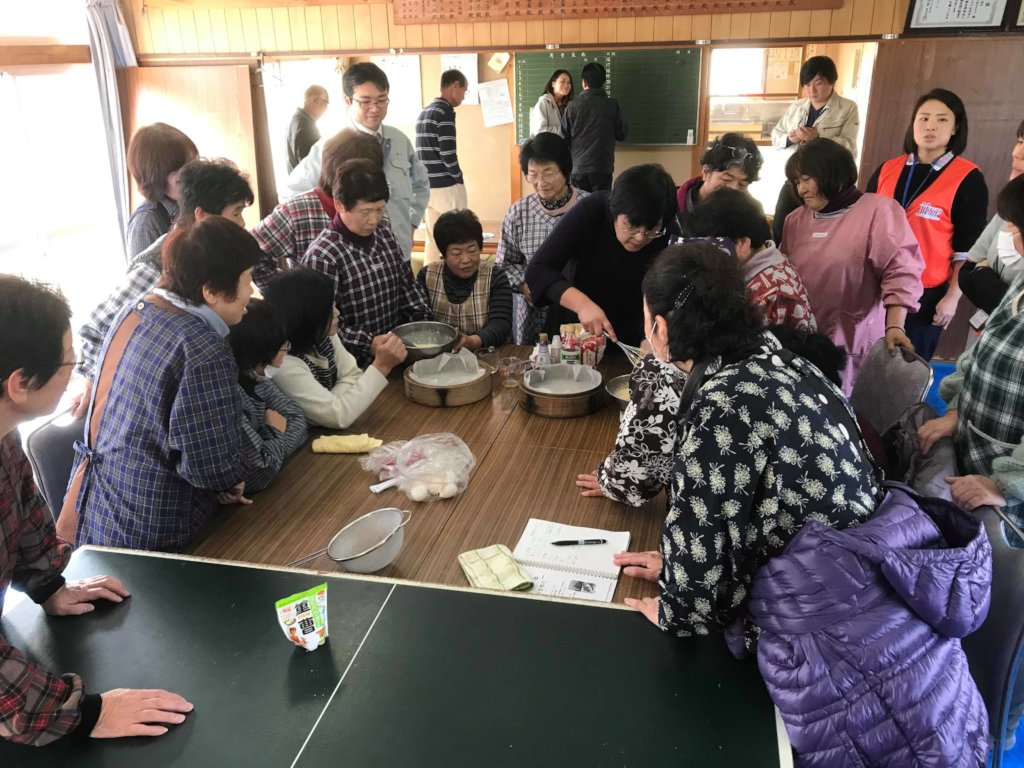 Salon activity in an affected community