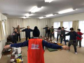 JISP's coordinator facilitating exercise