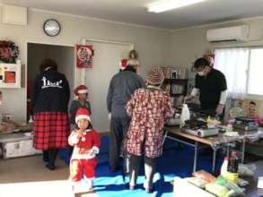 A scene from Christmas event