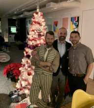 Bradford, Ivan and Georgi in NYC, Dec 18, 2019.