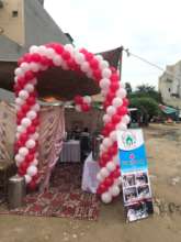 free health camp event arranged in poor community