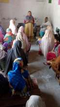 educate girl awareness meeting with mothers