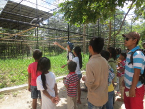 Cambodian students and visitors at the Center