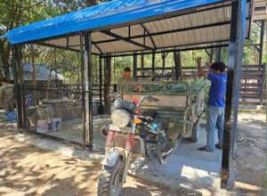 A new purpose-built elephant food storage area
