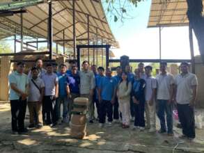 The team involved in creating the shoe