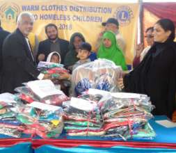 Clothes and Bed set with blankets distributed