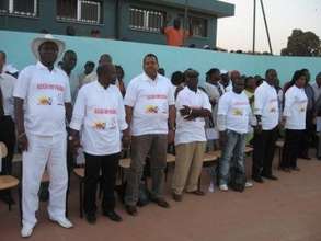Presidential Candidates Gather at Night for Peace