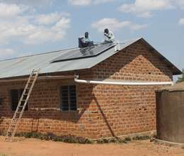 Panels on the roof