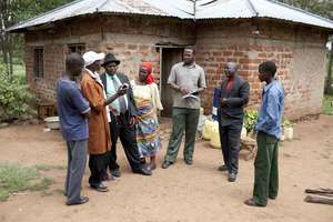 TanzSolar meeting with villagers.