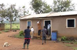 Typical rural Tanzania TanzSolar solar home.