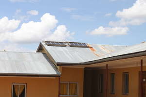 Solar panels at Chief Wanzagi Girls School