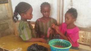 Beads necktie making process