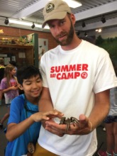 Summer Camp fun with Rosie the Tarantula