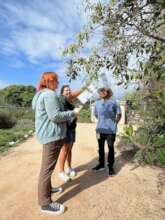 Staff learn about transpiration during training