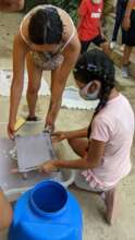 Making recycled paper