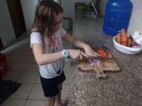 Kyara makes vegetarian ceviche!