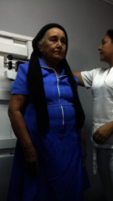 Elderlady in clinic