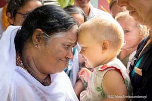 Baby meets Amma