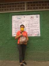 Parent with food bag - on the wall recommendation