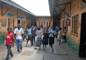 School courtyard